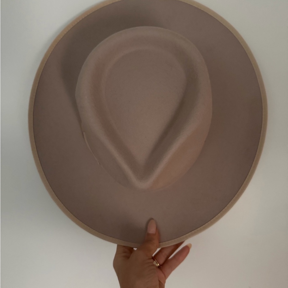 Gigi Pip Tan Wide-Brim Hat